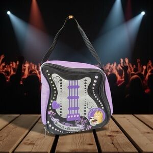 Disney Black and Purple Hanna Montana Lunch/ Mini Bag (B4)